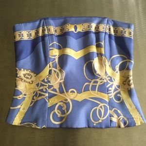 J. McLaughlin Silk Bustier Top